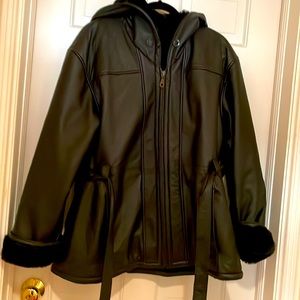 SOLD WILSON’S LEATHER- GENEVIEVE BELTED LEATHER JACKET